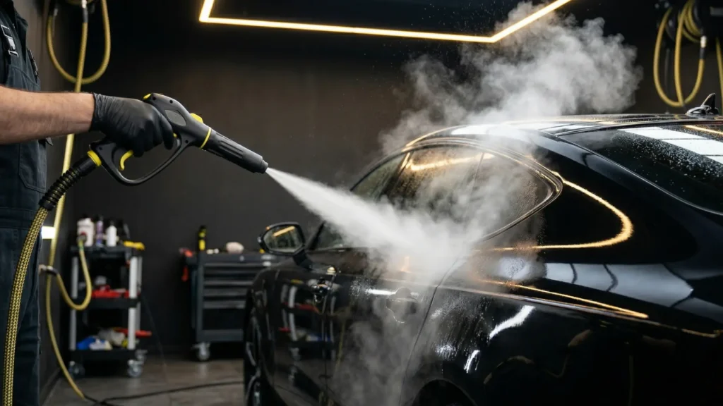 Buharlı Yıkama hizmeti - Auto Master Clean Samsun