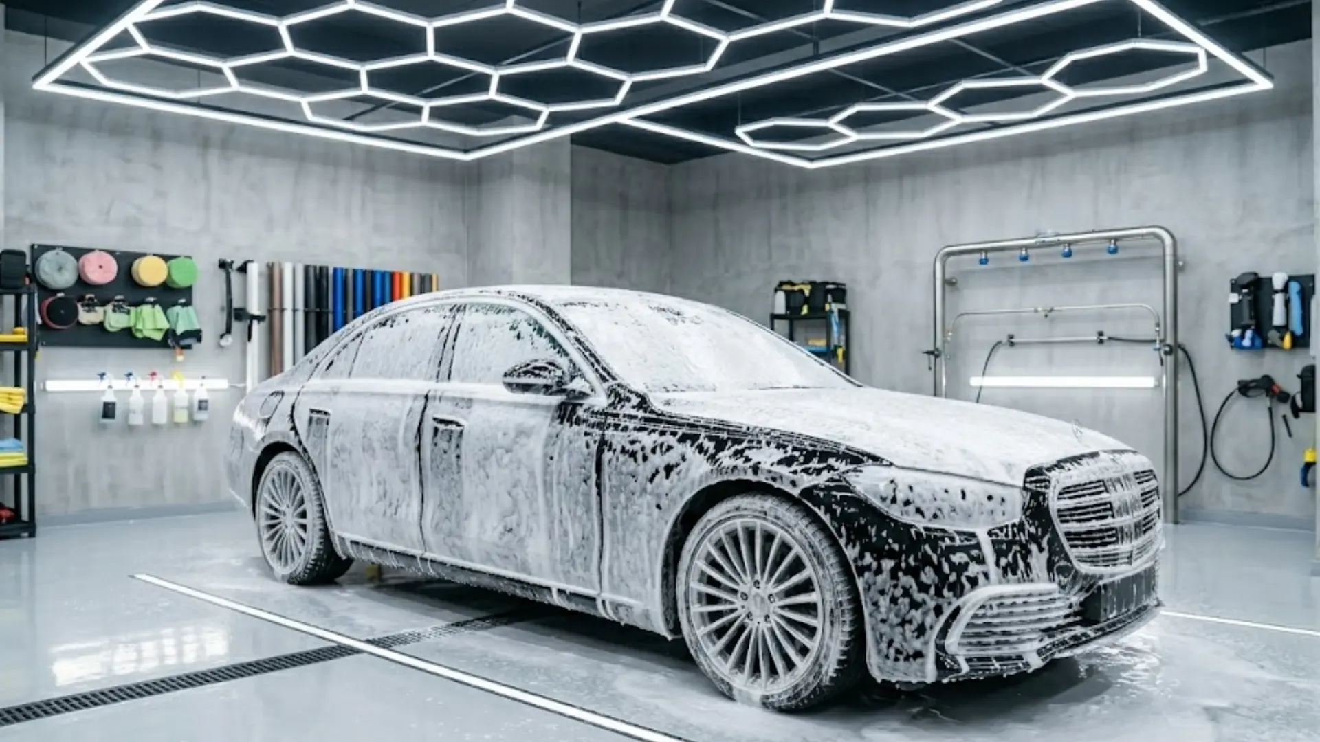 Samsun Auto Master Clean PPF kaplamalı araç güvenli oto yıkama ve köpük uygulaması